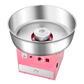 Commercial Cotton Candy Machine Sugar Floss Maker 1000W for Party Home Pink